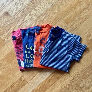 Lot of 4 Polo Ralph Lauren t-shirts size 7